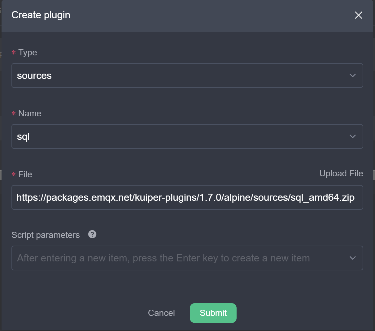 Install SQL source